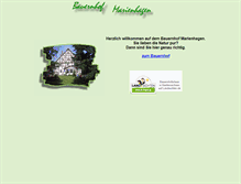 Tablet Screenshot of bauernhof-marienhagen.de